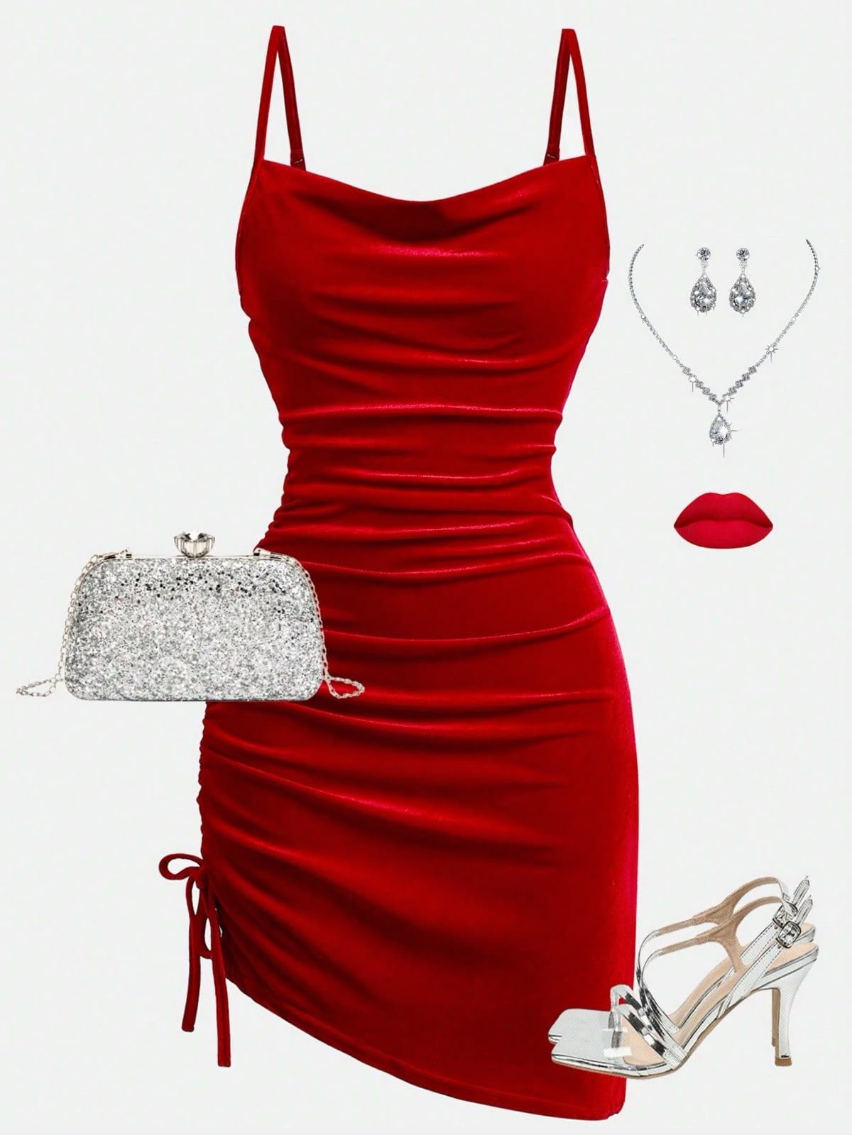 Vestido red velvet