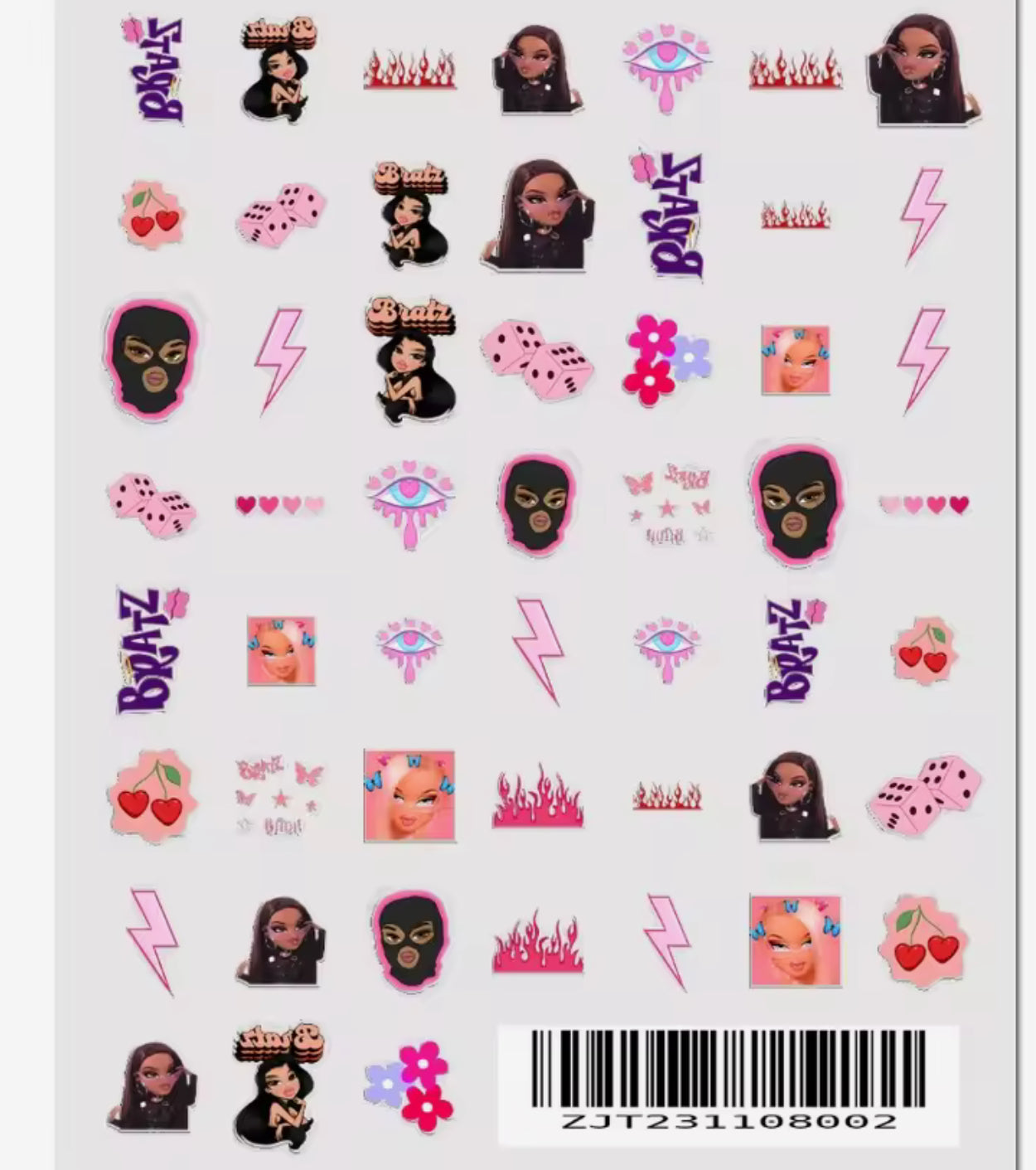 Sticker de uñas Bratz