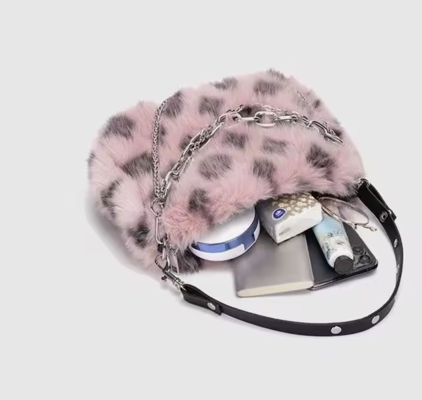 Cartera leopard hart