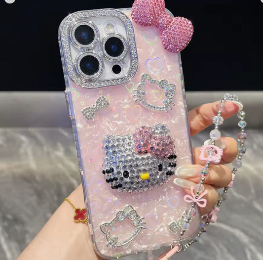 Case kitty sparkly