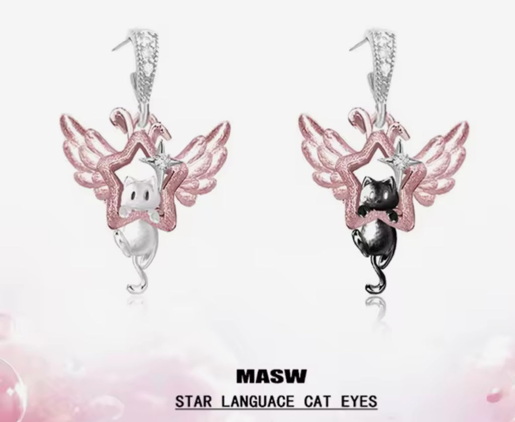 Pendientes ángel devil