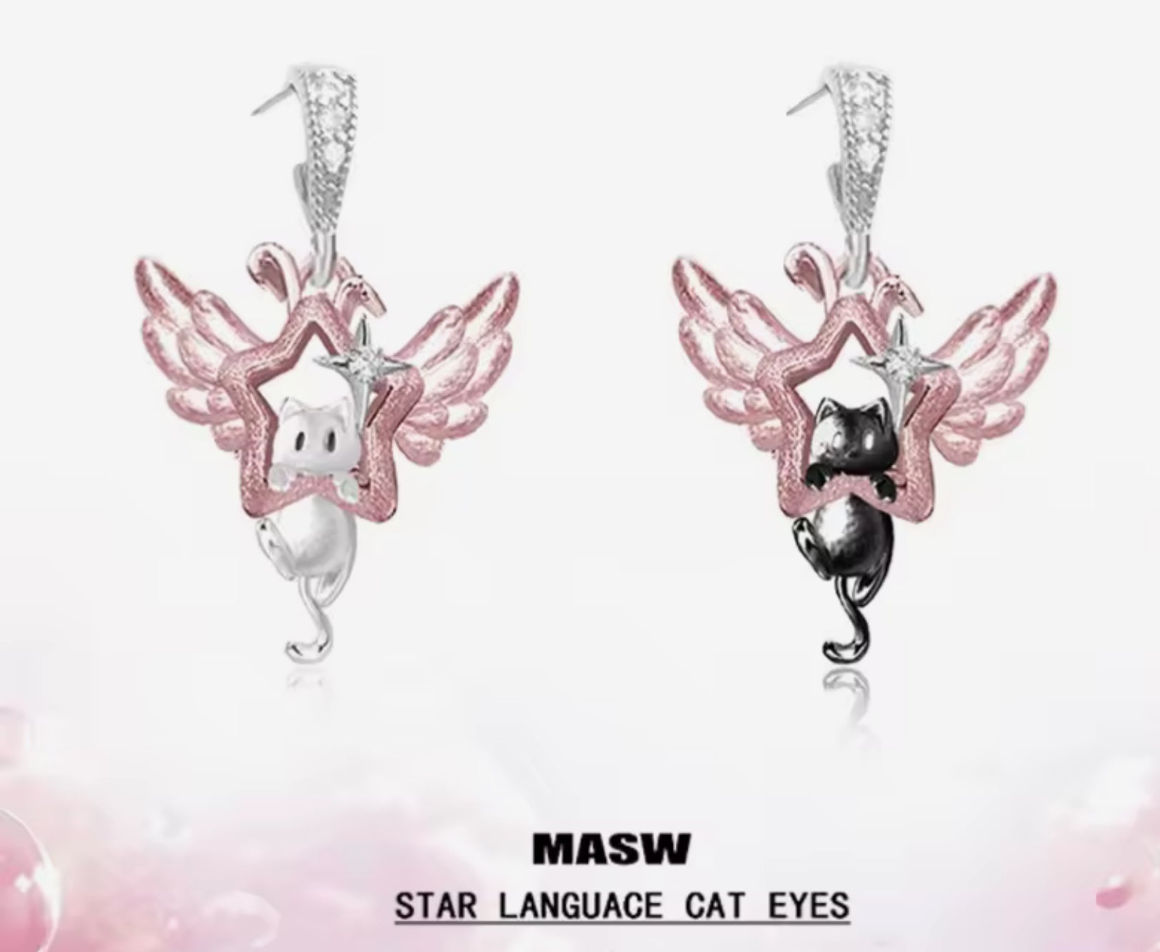 Pendientes ángel devil