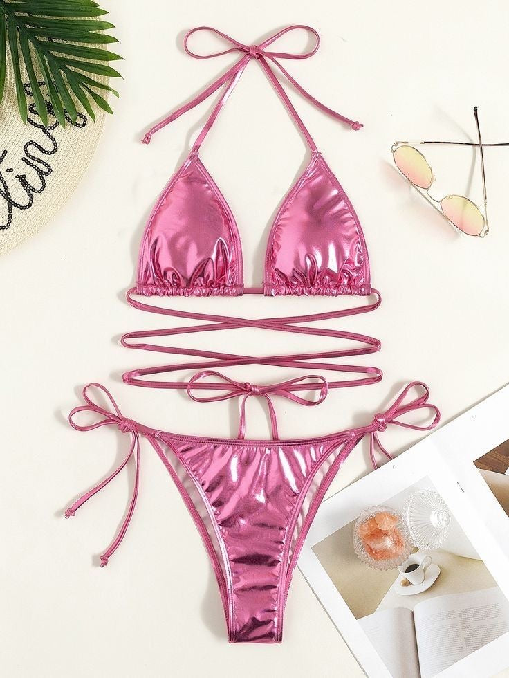 Traje de baño brillante winx style