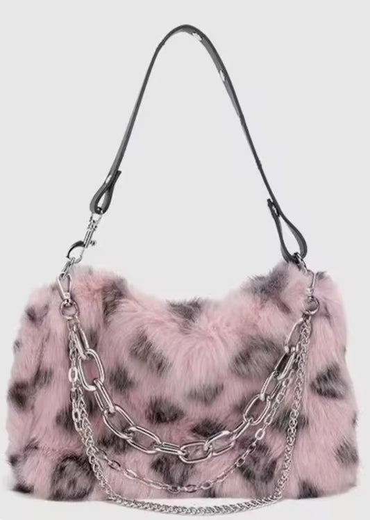 Cartera leopard hart