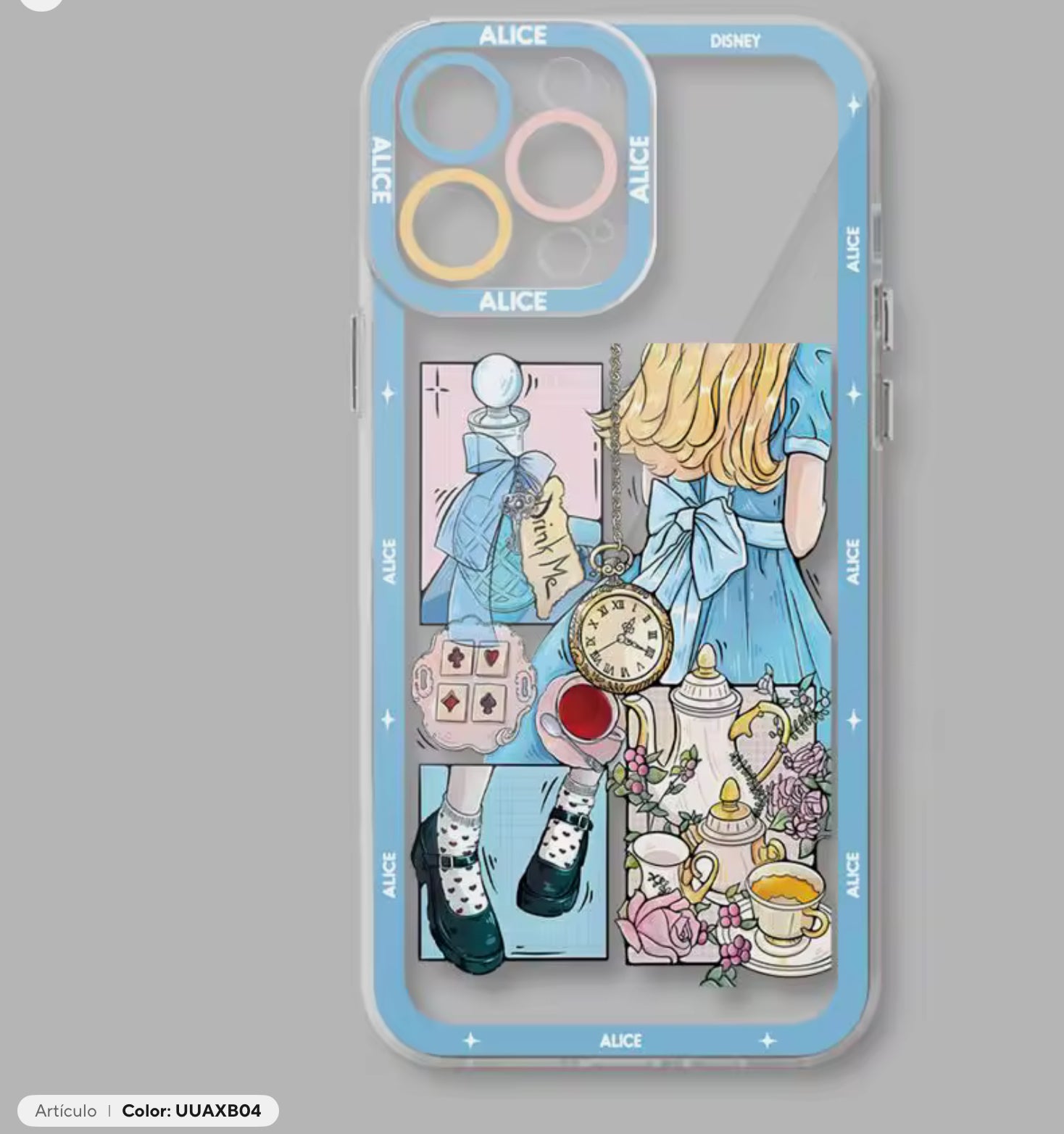 Clear case princesa