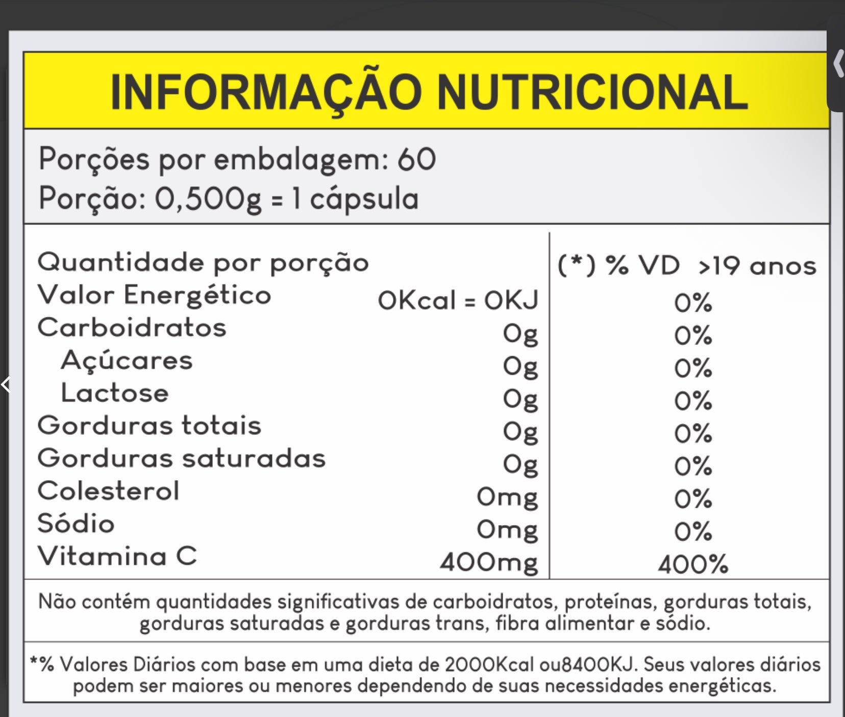 Vitamin c Alta absorción