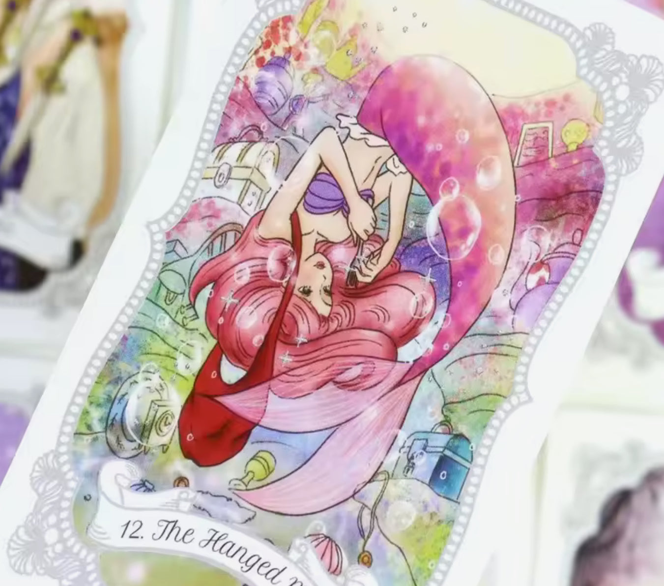 Cartas de tarot marmaid