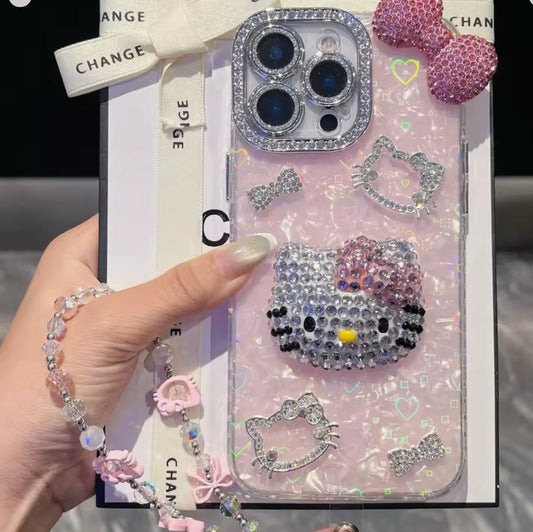 Case kitty sparkly