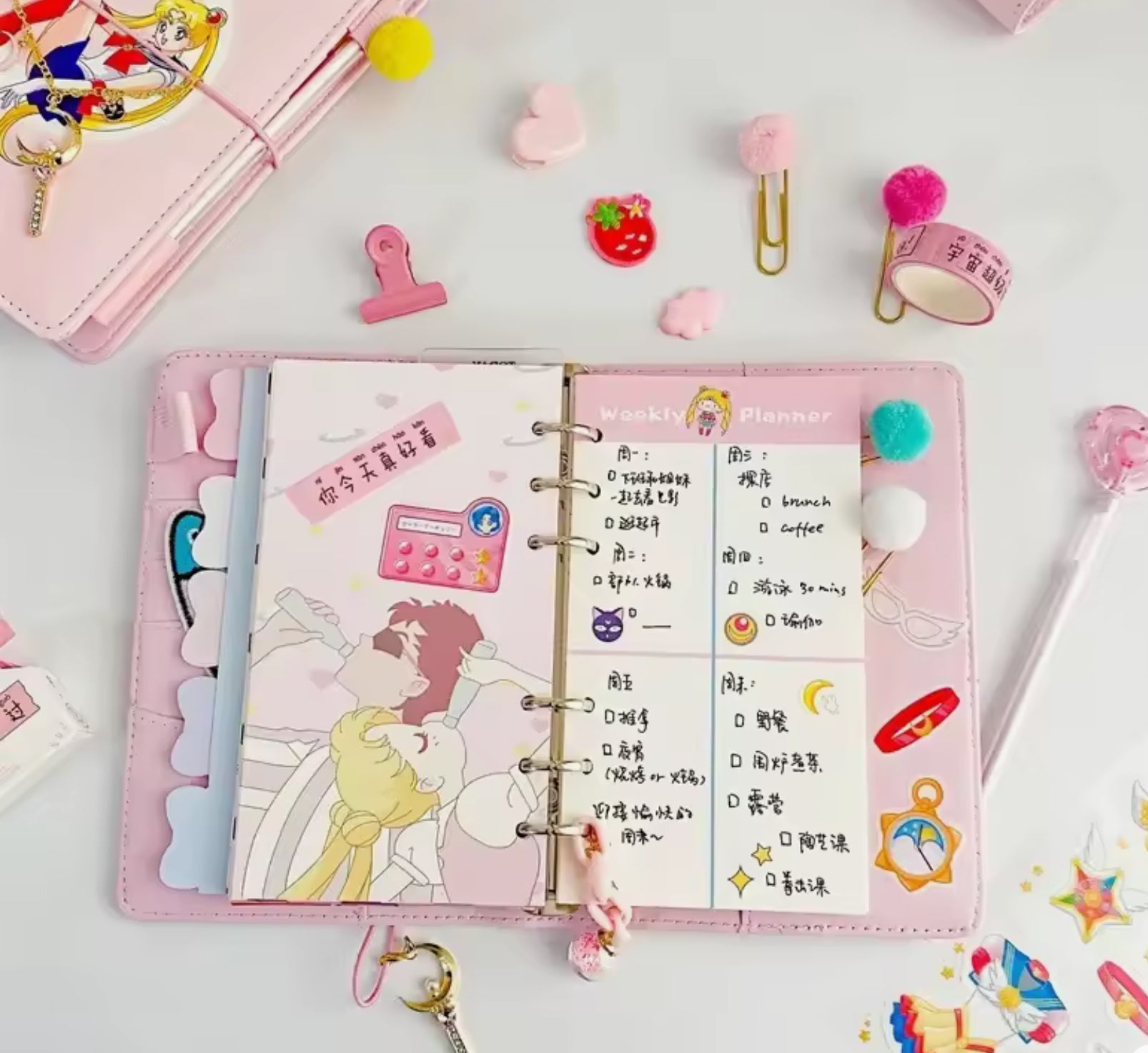 Agenda sailor moon completa