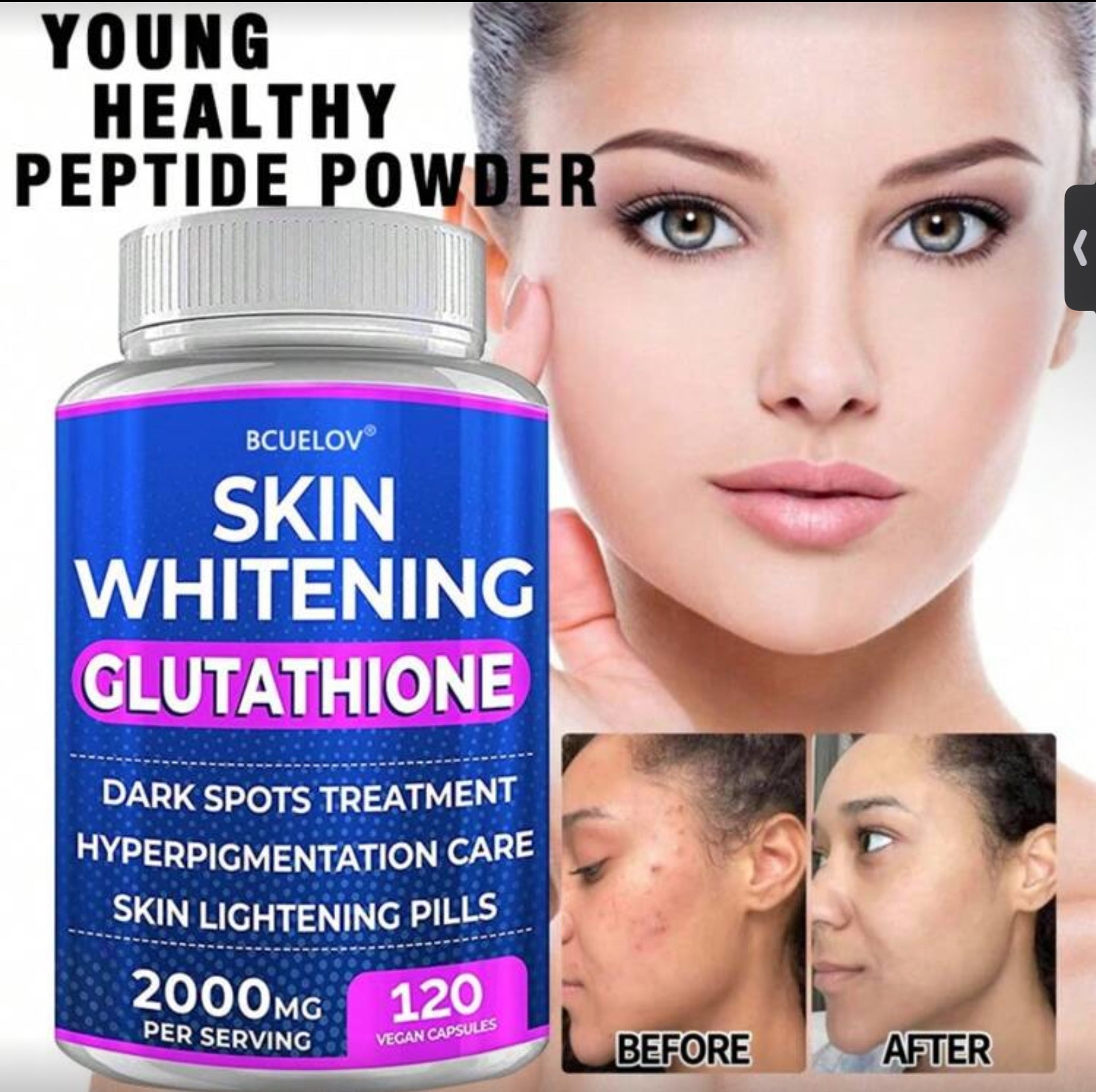 Glutathione skin aclarador