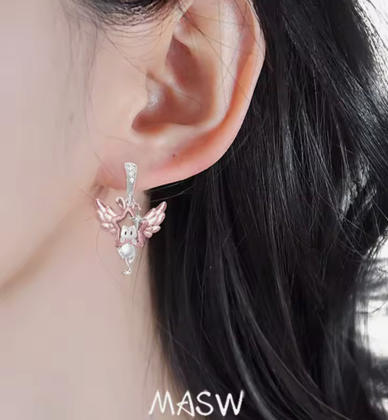 Pendientes ángel devil