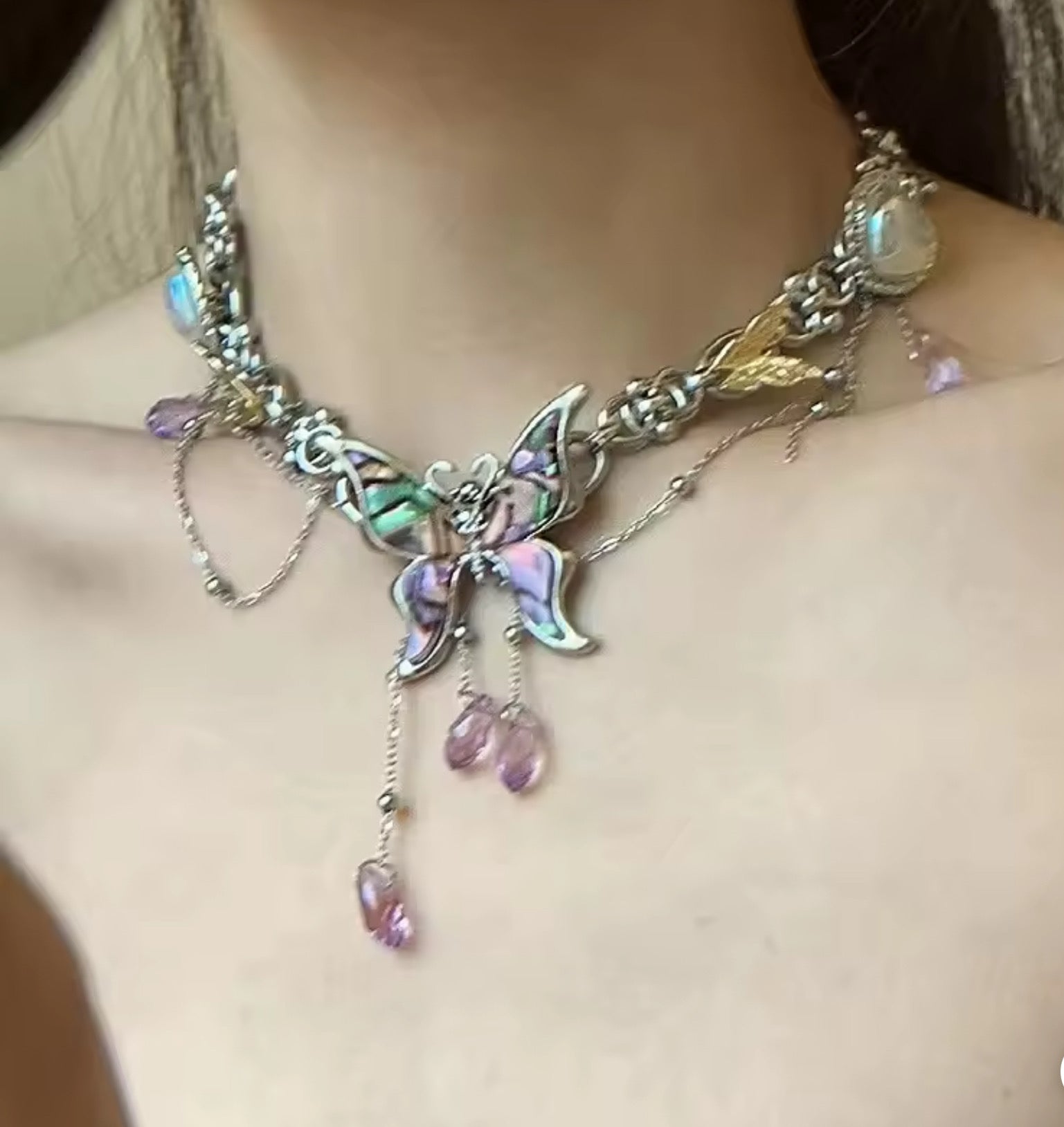 Collar fairy del bosque