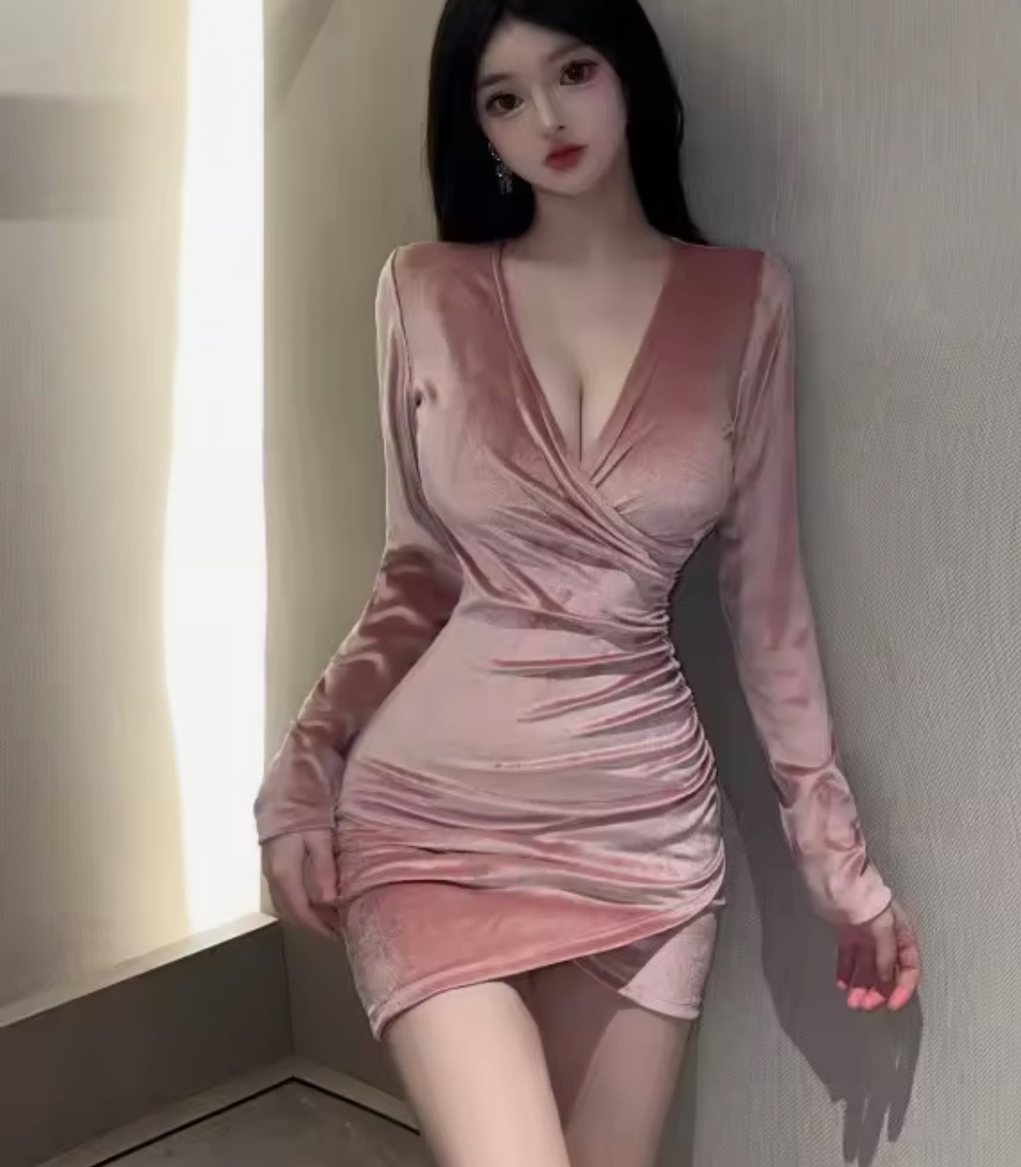 Velvet sexy drees