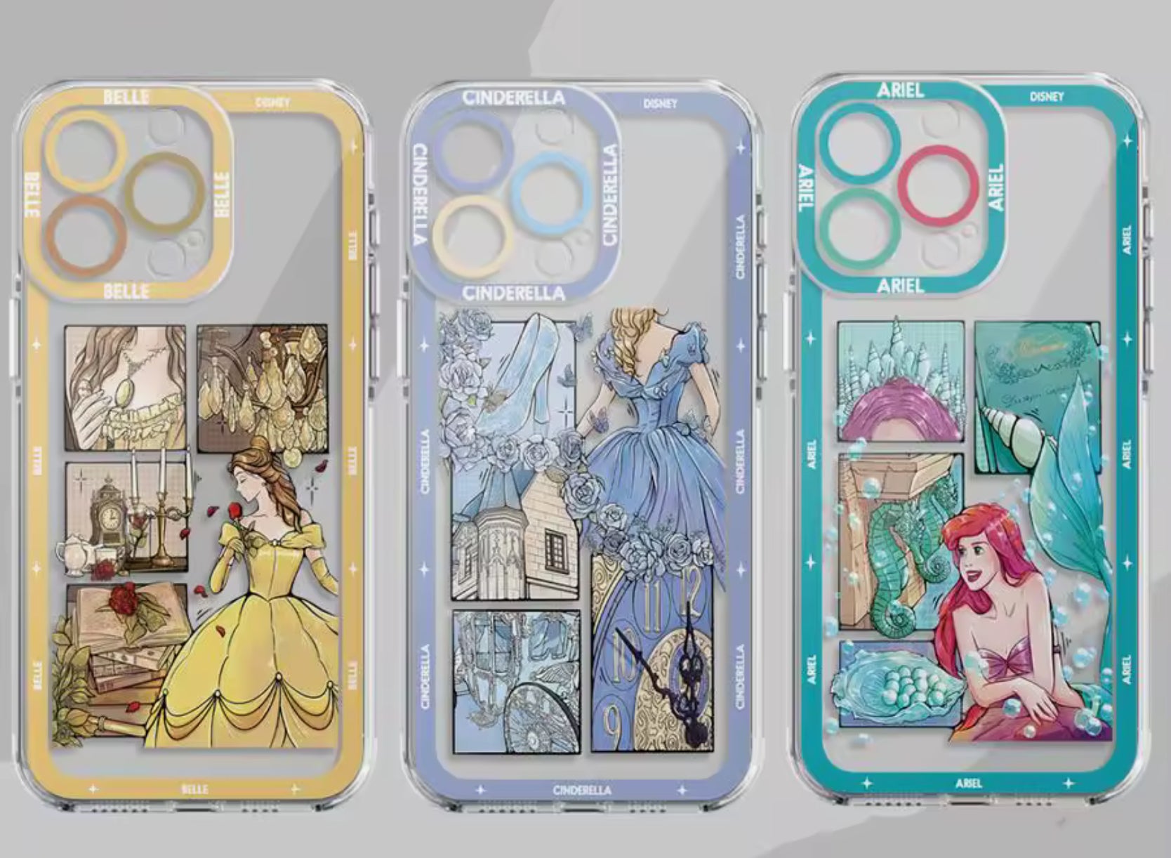 Clear case princesa