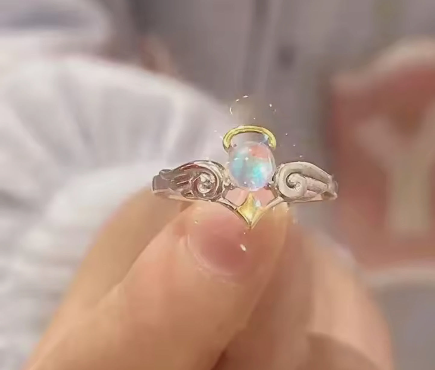 Anillos devil ángel