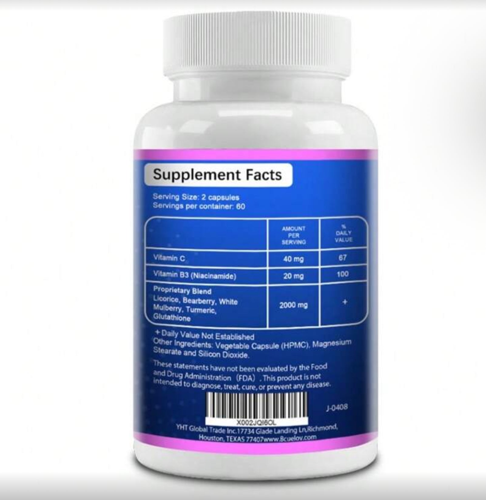 Glutathione skin aclarador