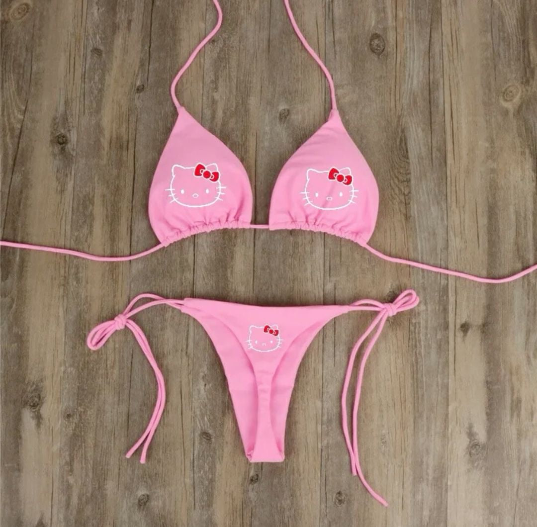 Hello kitty traje de baño