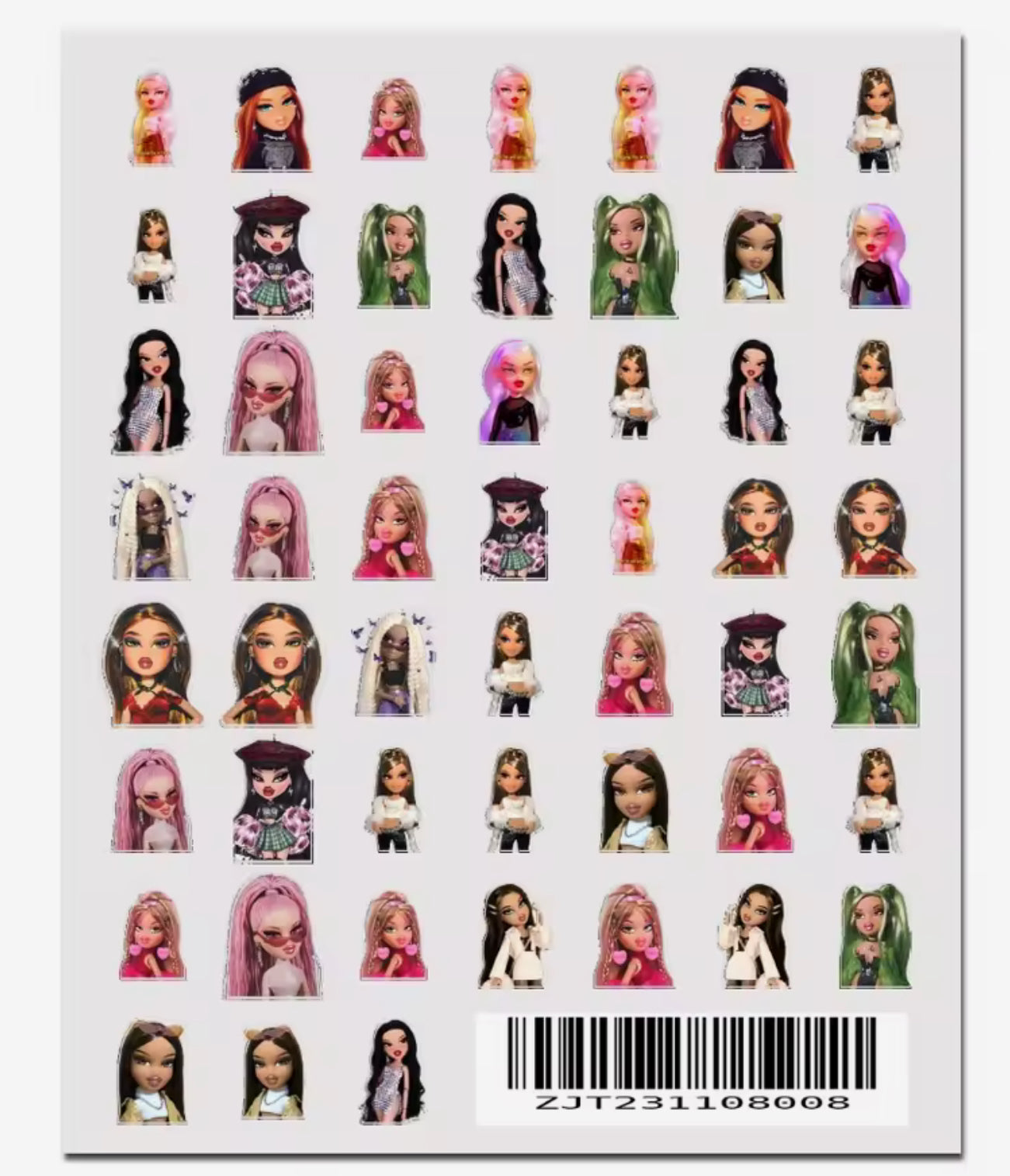 Sticker de uñas Bratz