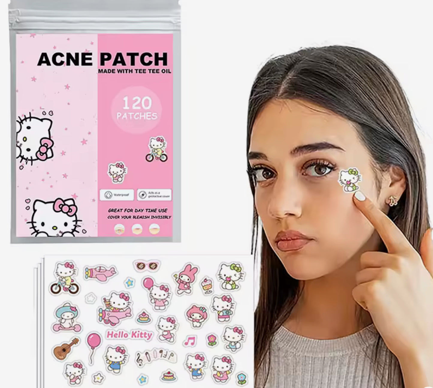 Parche acné kitty