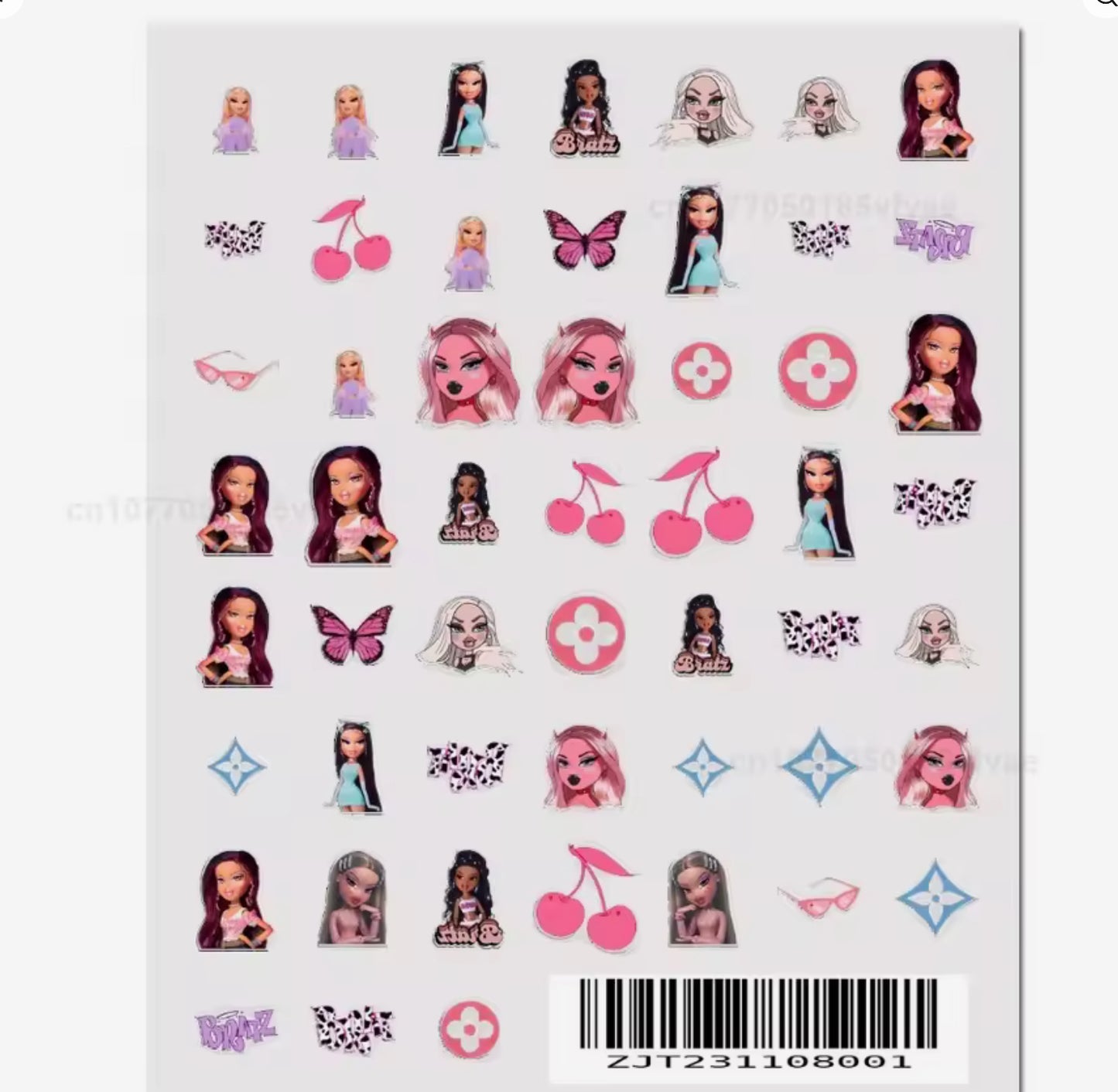 Sticker de uñas Bratz