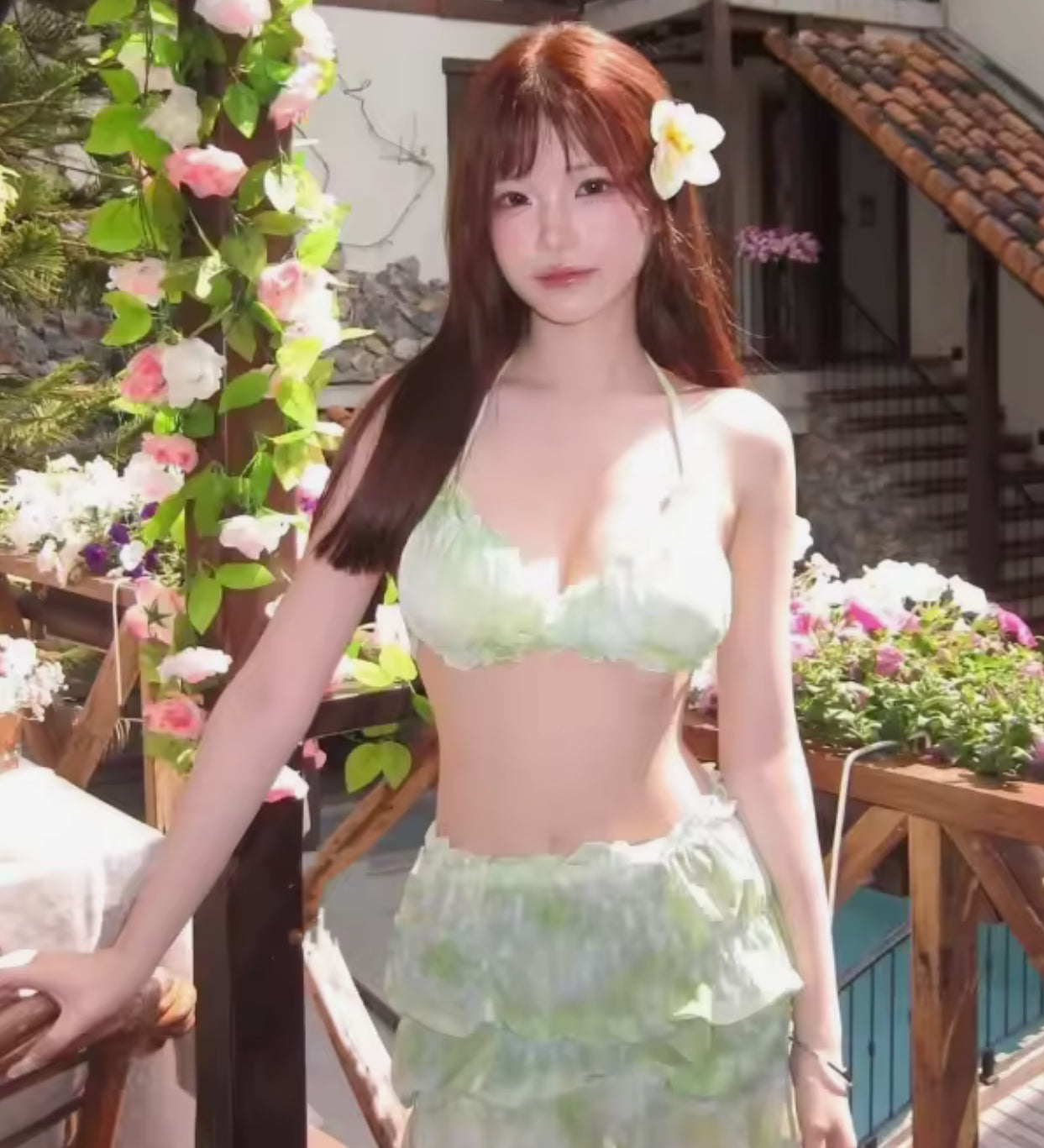 Traje de baño green light