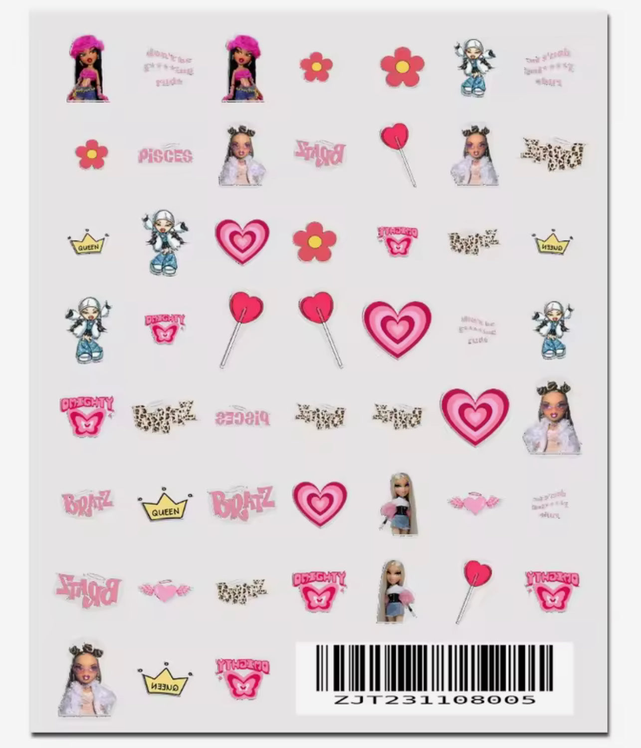 Sticker de uñas Bratz