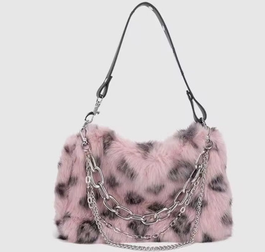 Cartera leopard hart