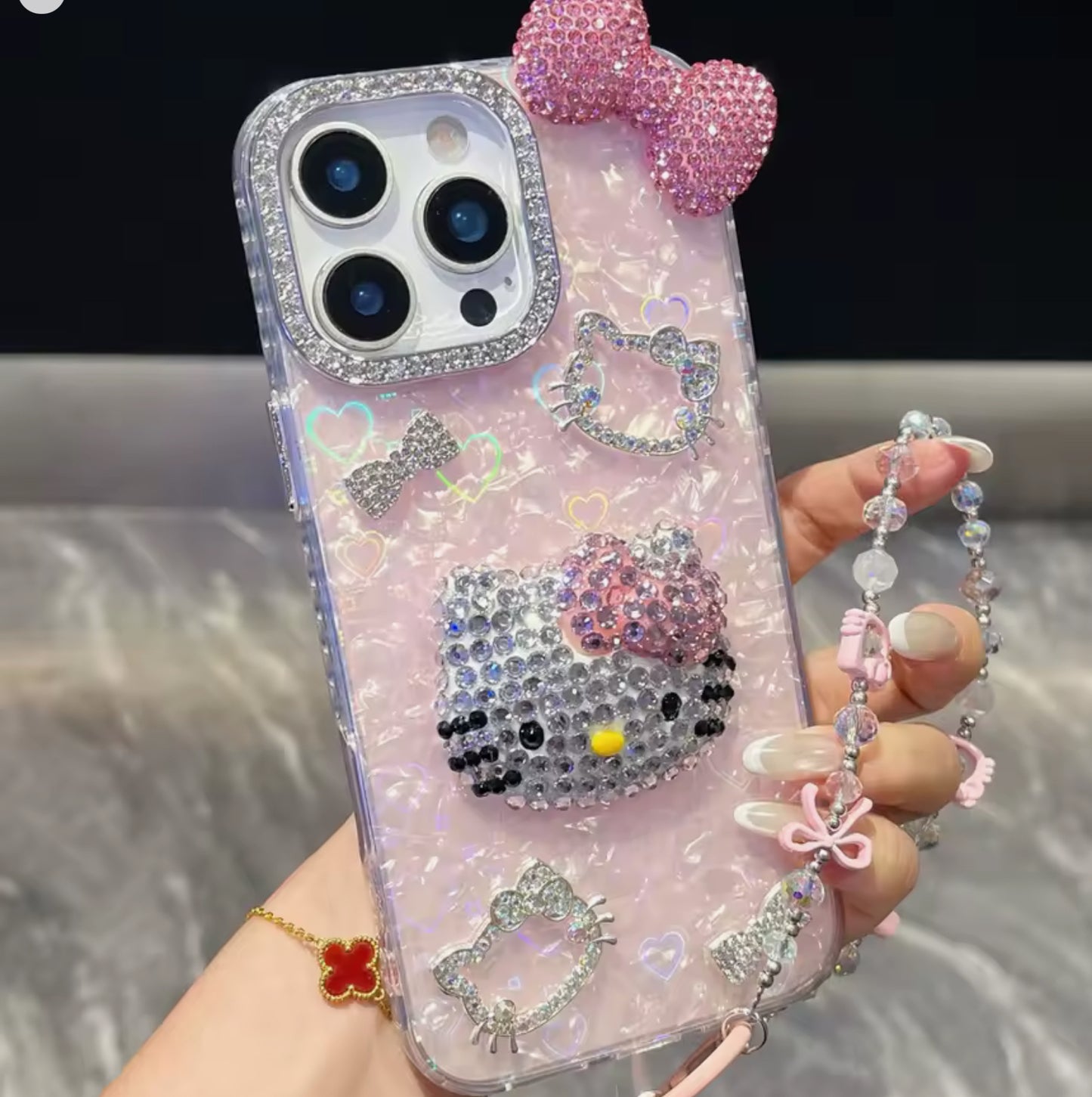 Case kitty sparkly
